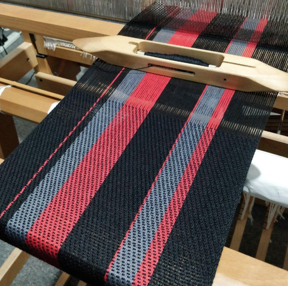 Black & Red Dapper Scarf by Threefold Design