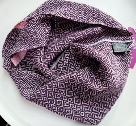Plum Fruit Tingle Scarf by Threefold Designs
