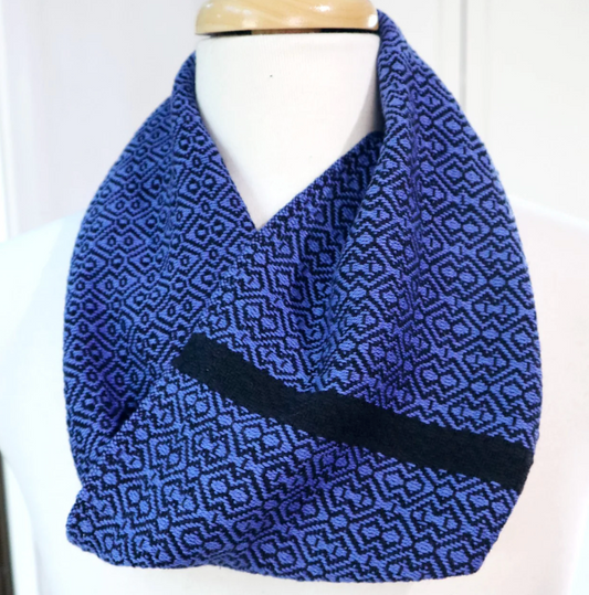 Blue Scarf by Threefold Designs