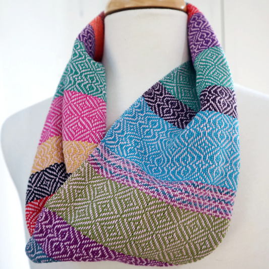 Fruit Tingle Allsorts Scarf by Threefold Designs