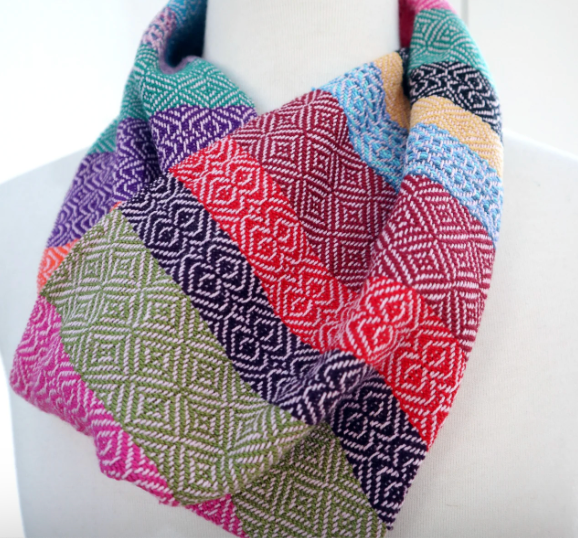 Fruit Tingle Allsorts Scarf by Threefold Designs