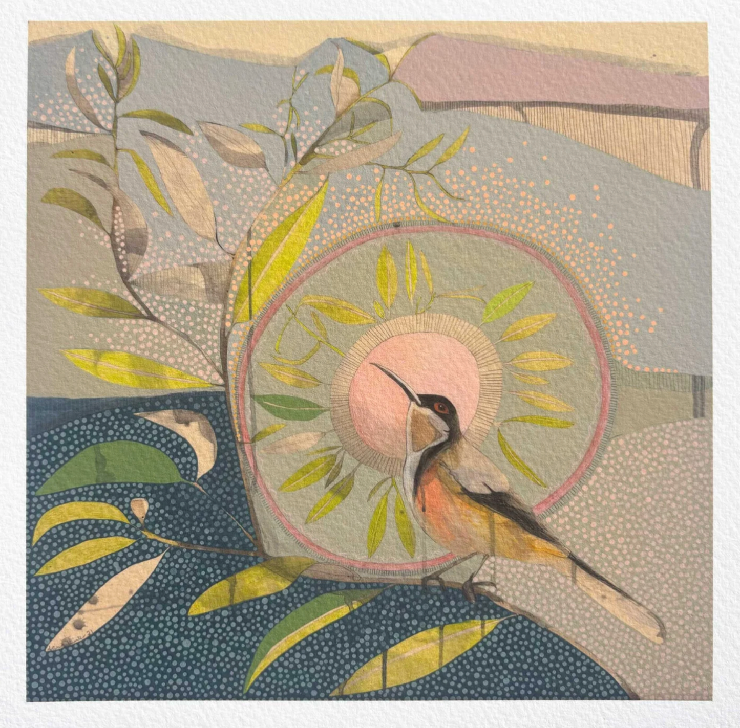 The Song That Kissed The Garden Mini Print by Dana Kinter