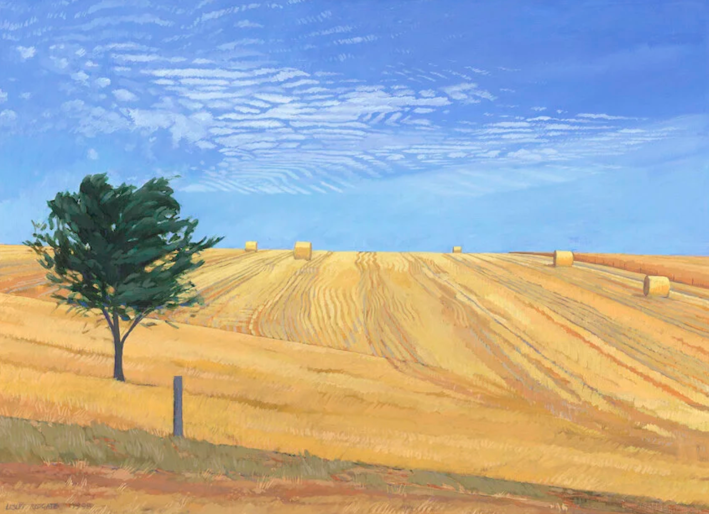 'Rhythm in Lines' Print by Lesley Redgate
