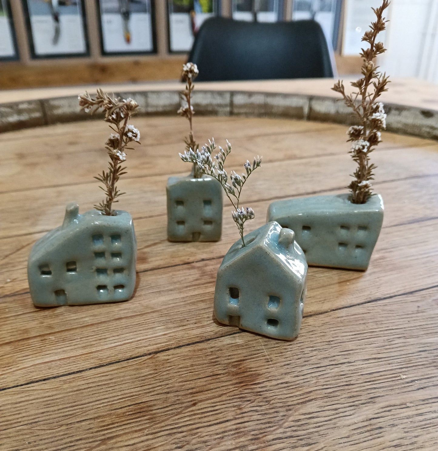 House Bud Vase by Story Street Ceramics