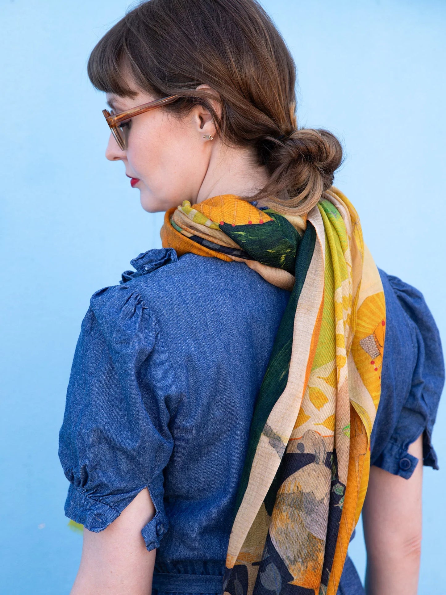 Dana Kinter - A Wish on the Wind 🌼 Cashmere Wool Scarf
